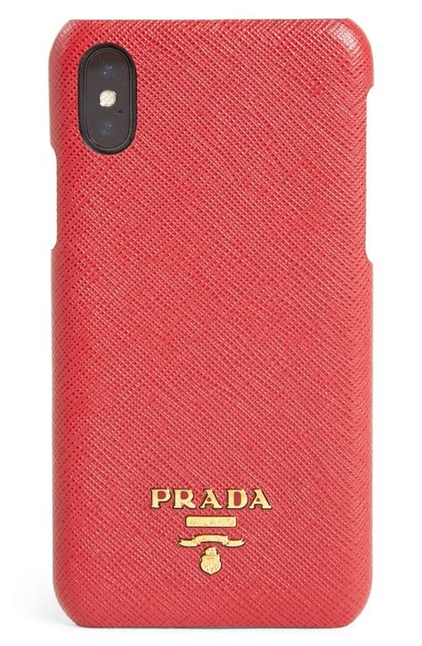 prada women's iphone xs max leather phone case|Prada Leather iPhone XS Max Case on SALE .